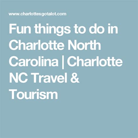 Looking for thanksgiving events in charleston south carolina or want to find shopping deals for thanksgiving weekend in savannah, ga columbia, sc augusta, ga fayetteville & wilmington, nc charlotte, nc. Fun things to do in Charlotte North Carolina | Charlotte ...