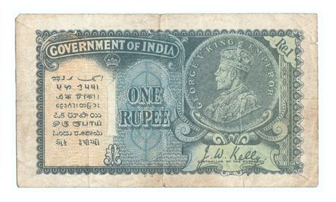Extreme Rare 1940 One Rupee Note British India George V Note Etsy 31460 Hot Sex Picture