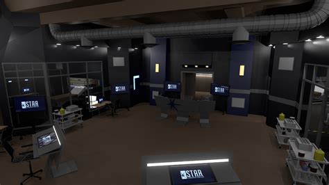 Jonathan Truong Star Labs Interiors From Cw The Flash