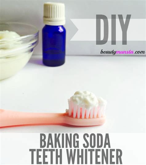 Does the colour of your teeth give you concern? DIY Natural Baking Soda Teeth Whitener - beautymunsta ...