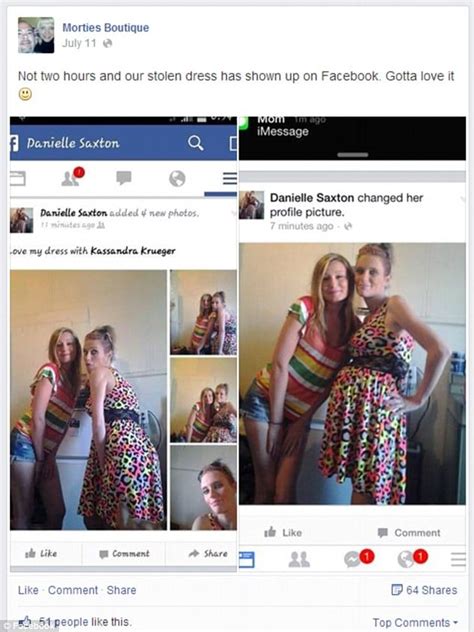 Danielle Saxton Pregnant Woman Arrested After Posting Stolen Dress Selfie On Facebook