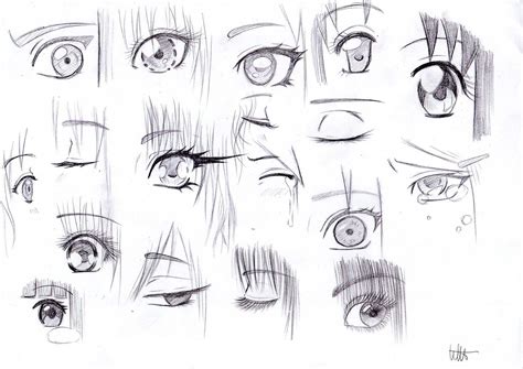 Anime And Manga Eyes Drawing Reference And Sketches For Artists