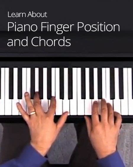 Piano Finger Position And Chords Music And Music Software Lessons