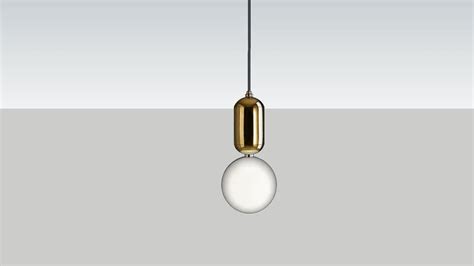 Aballs Brass Lighting Inin 膠囊吊燈 Eason自製 3d Warehouse Sergey Makhno