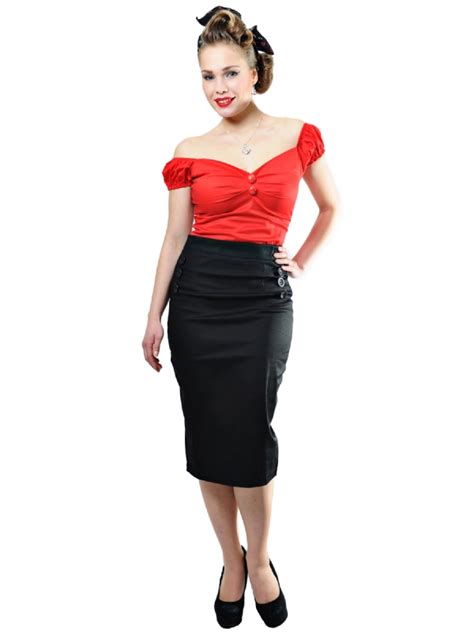 Item Review The Collectif “hilda” Wiggle Skirt Vera Gin Vintage