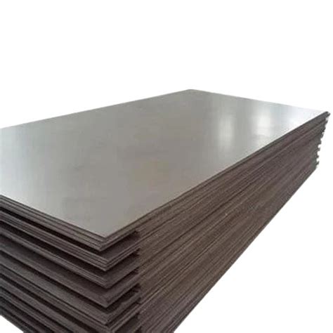 Silver 10 Mm Thick Rectangular Polish Finished Mild Steel Sheet For