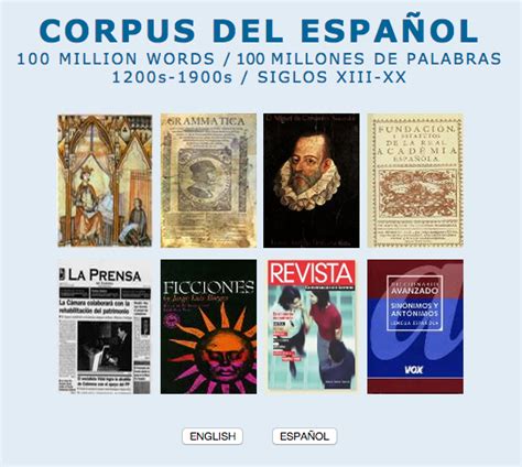 Corpus Del Español Recursos Educativos Digitales