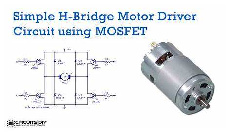 h bridge schematic for motor control
