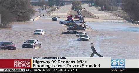 Highway 99 Back Open In Both Directions After Weekend Flooding Cbs
