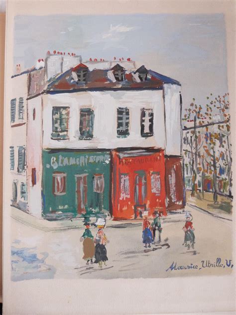 Le Village Inspiré De Jean Vertex Illustration De Maurice Utrillo