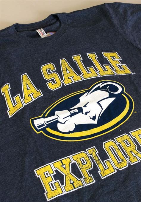 La Salle Explorers Grey 1 Design Short Sleeve T Shirt 22781531