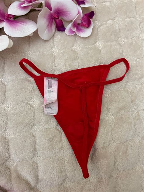 Yamamay Sexy Red Thong Panties Women Underwear Lingerie Size Etsy