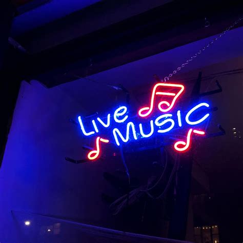 We Love Reading Street Signs Neon Live Music Sign