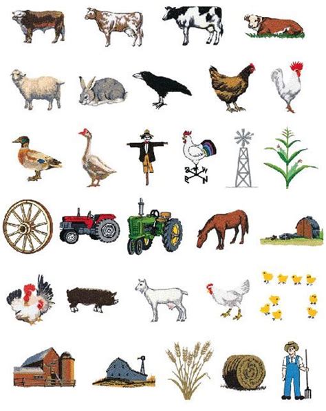 Brother Free Embroidery Designs Embroidery Designs Farm Embroidery
