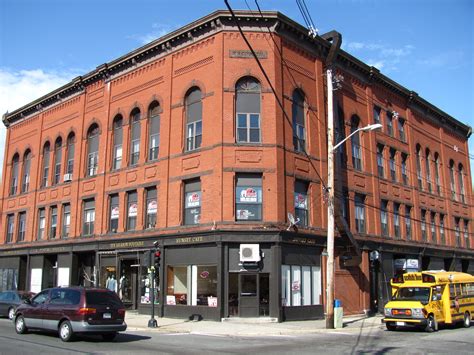 Franklin Block. Old Brockton Enterprise Building. Brockton, Ma
