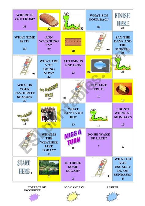 Board Game For Primary Learners Esl Worksheet By Nligounaki