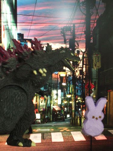 Godzilla Vs Peep Garrets First Shot At Peepdom Fame Unevenload