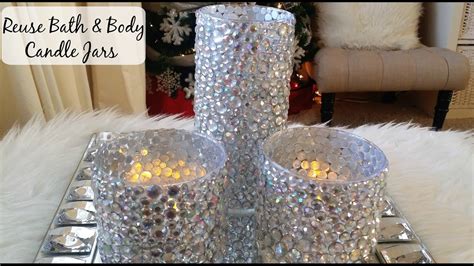 Diy Bling Candle Jars Youtube