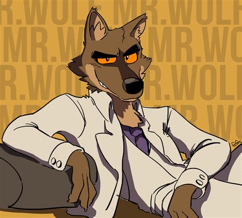 Artstation [fanart] Mr Wolf The Bad Guys