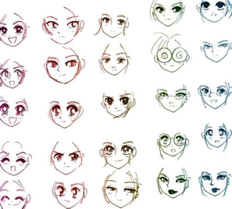 How To Draw Anime Girl Faces