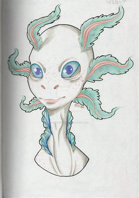 6 Axolotl Alien By Cerysmitchell On Deviantart