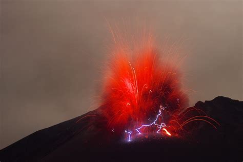 Sakurajima Volcano In Japan