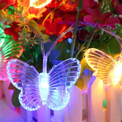 Led String Light Butterfly Garland Fiary Lights For Indoor Outdoor