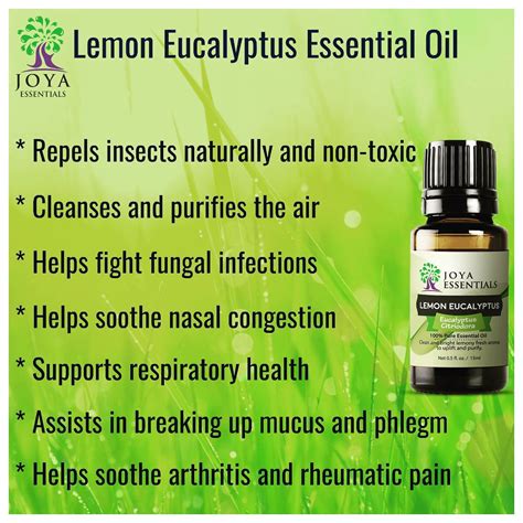 Benefits of Lemon Eucalyptus essential oil. | Lemon eucalyptus essential oil, Eucalyptus ...