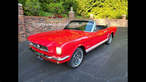 1966 Ford Mustang Convertible in Red for sale Old Town Automobile in