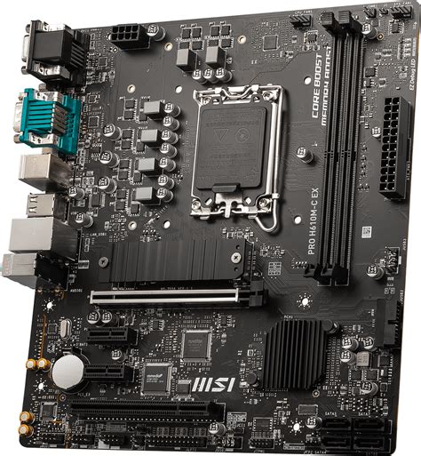 Pro H610m C Ex Motherboard M Atx Intel 12th Gen Processors