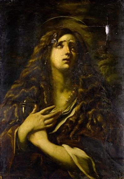 bolognese school 17th century the penitent mary magdalene mutualart