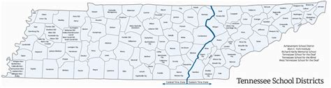Tennessee Time Zone Map Map Encdarts