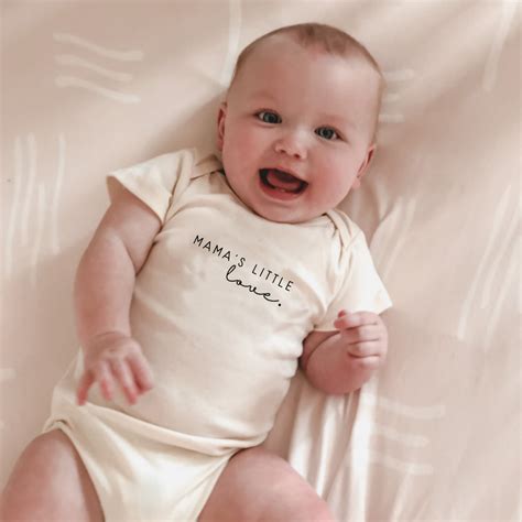 Organic Cotton Baby Bodysuit Mamas Little Love Tenth And Pine