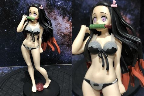 Demon Slayer Nezuko Kamado Sexy Black Lingerie Ver Pvc Figure Mega