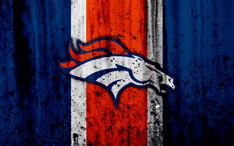 High quality hd pictures wallpapers. Download wallpapers 4k, Denver Broncos, grunge, NFL ...