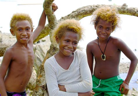 Melanesians The Blonde Afros From Solomon Islands