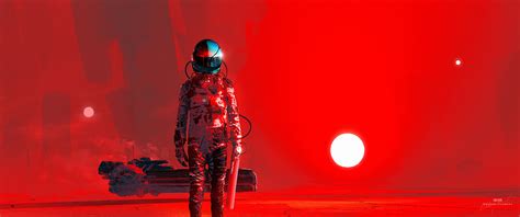 Download Sci Fi Astronaut Hd Wallpaper By Kuldar Leement