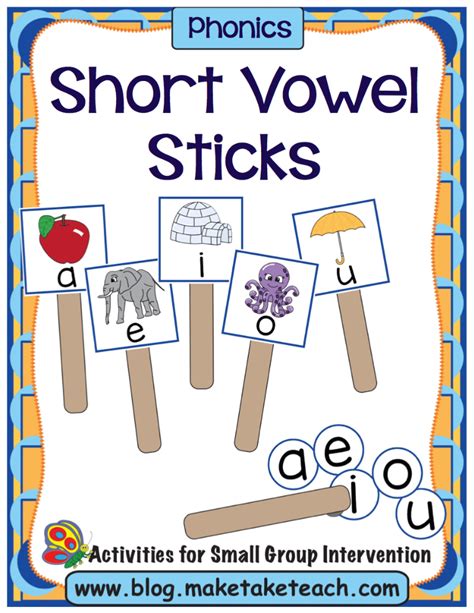 Teaching Short Vowel Sounds Make Take And Teach