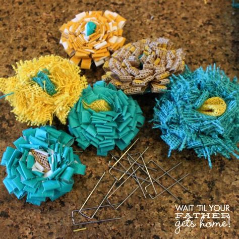 Yellow And Teal Burlap Wreath Wait Til Your Father Gets Home