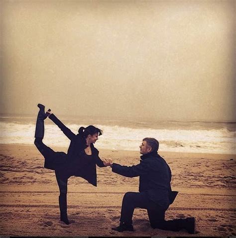 Hilaria And Alec Baldwin Recreate Marriage Proposal With Yoga Poses