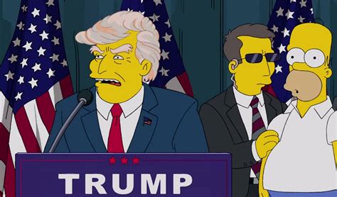 Les Simpson Avaient Prédit La Présidence De Donald Trump En 2000