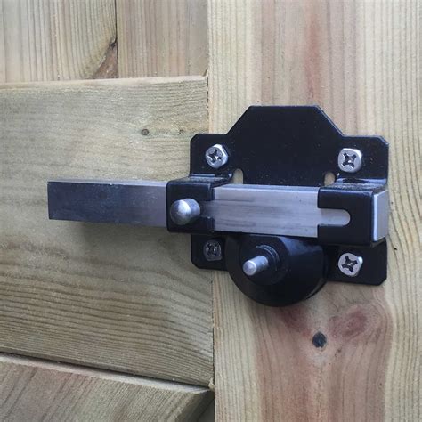 Garden Gate 50mm Long Throw Lock For Shedgarage With Handle Garden