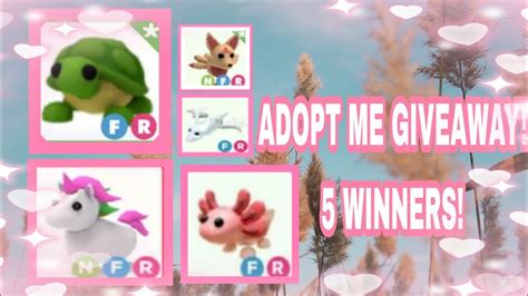 Adopt Me Giveaway Youtube