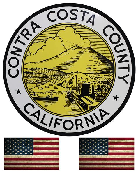 Contra Costa County California Sign Advertisement Old Vintage Etsy