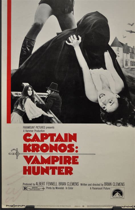 Captain Kronos Vampire Hunter Original X Movie Poster Horst