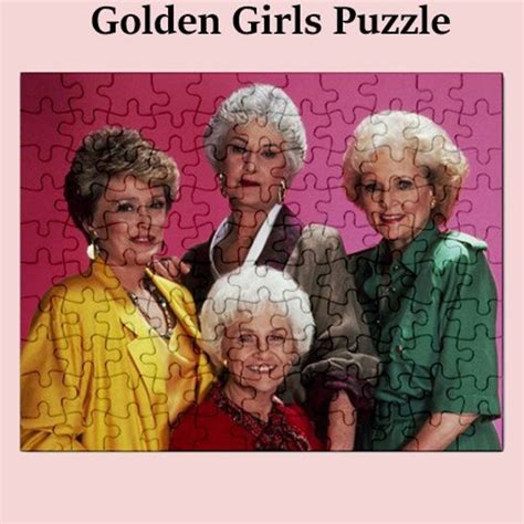 Golden Girls Jigsaw Puzzle Puzzle Fun Games 80s 80s Tv Etsy