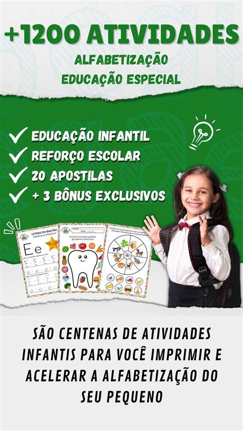 Tenha acesso ao material completo atividades para alfabetização