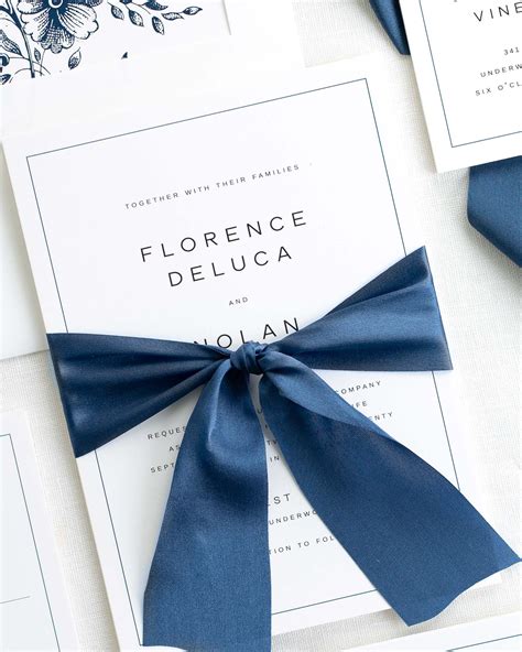 Florence Ribbon Wedding Invitations | Wedding invitations, Shine wedding invitations, Invitations