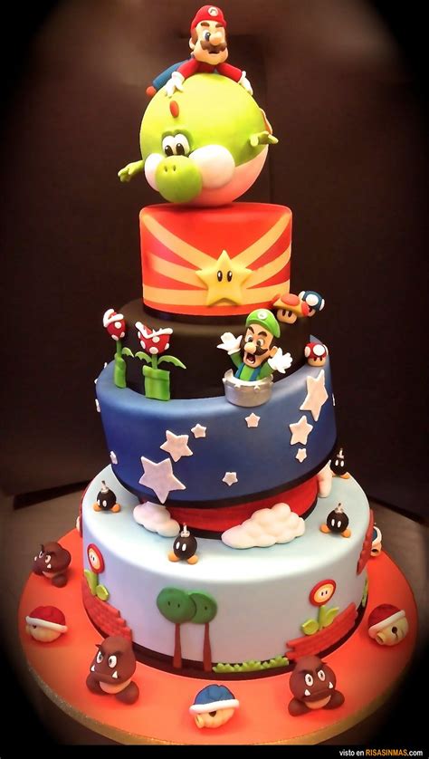 Tartas Originales Mario Bros Super Mario Cake