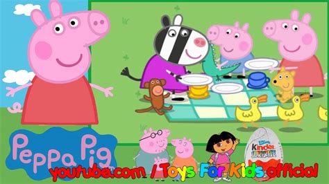 Peppa Pig English Episodes 02 Teddys Day Out Youtube